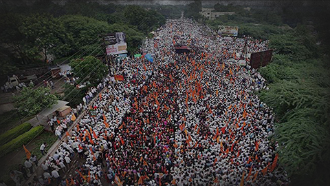 The first Maratha revolution march took place in Aurangabad on August 9, 2016